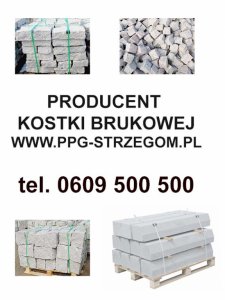 Sprzedajemy i układamy kostkę granitową