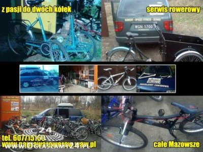 SERWIS FITNESS / ROWEROWY dojeżdżamy do klienta w woj.mazowieckim
