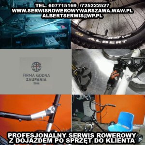CERTYFIKOWANY ZAKŁAD ROWEROWY Konstancin,Piaseczno,Józefosław,Warszawa / Rowery Serwis