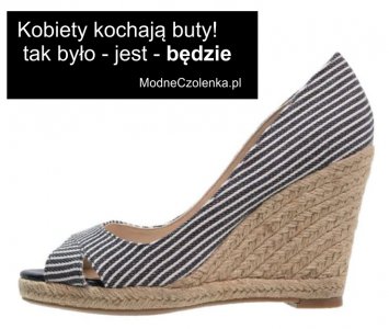 modne czółenka oraz koturny